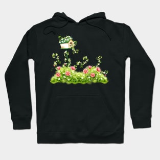 Image: Watercolor, Plants and birdhouse Hoodie